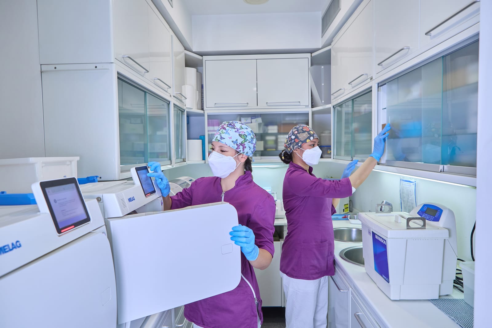 Area di sterilizzazione dello Studio Zerosi